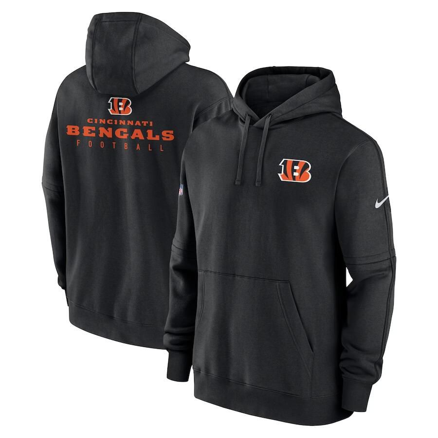 Men 2023 NFL Cincinnati Bengals black Sweatshirt style 1